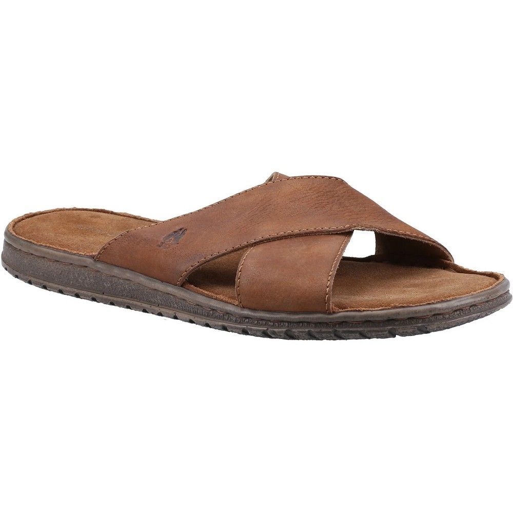 Herren Leder Crossover Pantolette