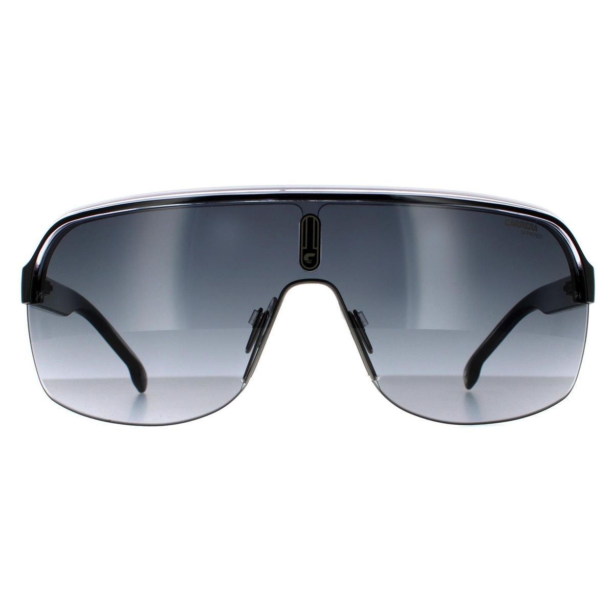 Schlanke Visier-Schild-Sonnenbrille Unisex