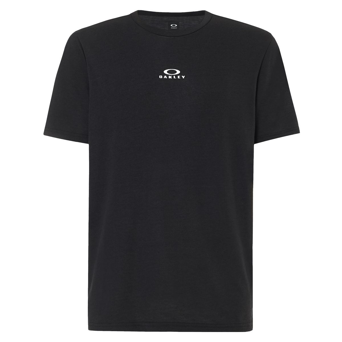 Schwarzes Herren T-Shirt mit Rundhalsausschnitt