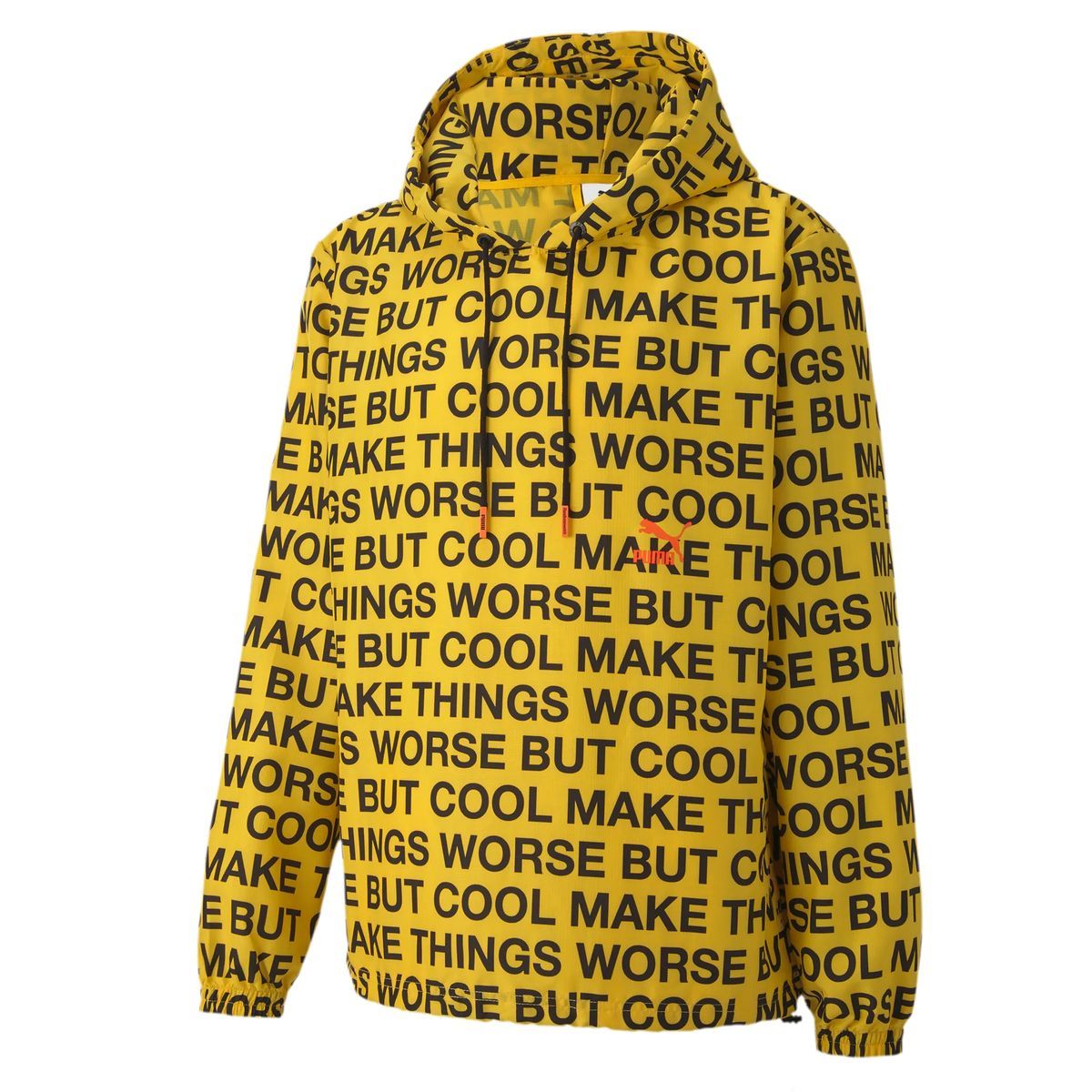All-Over-Druck Packbare Windbreaker-Kapuzenjacke