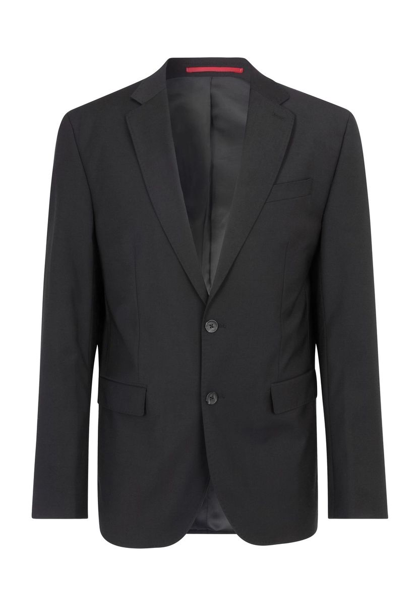Klassischer schwarzer Zweiknopf-Blazer