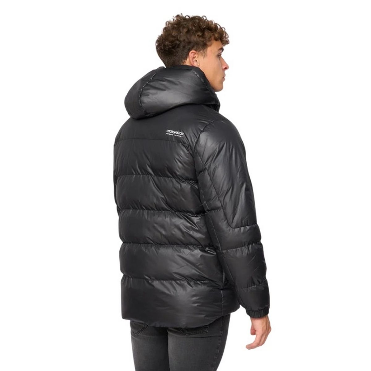 Gesteppte Pufferjacke mit Kapuze