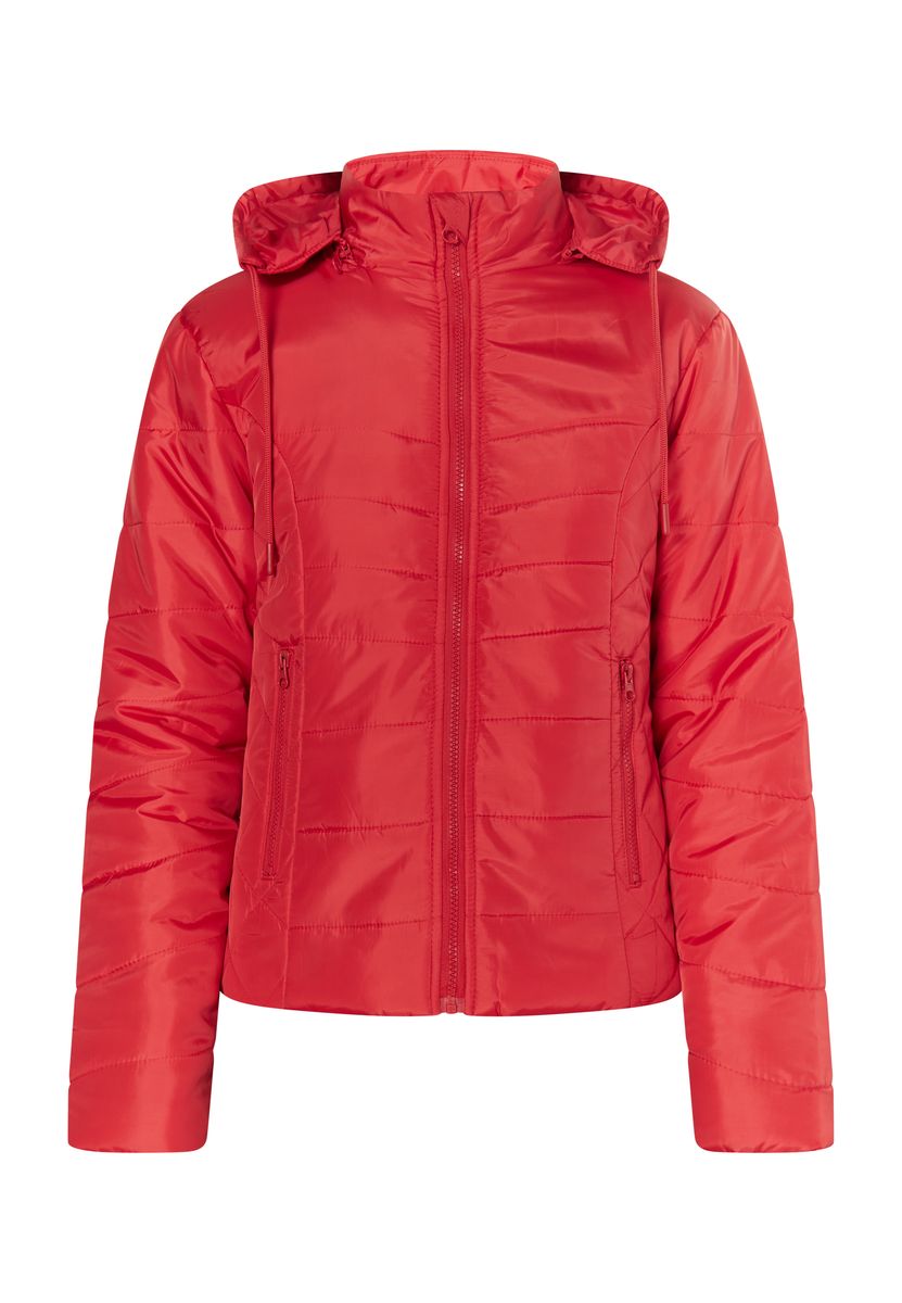 Leicht wattierte Jacke mit Kapuze