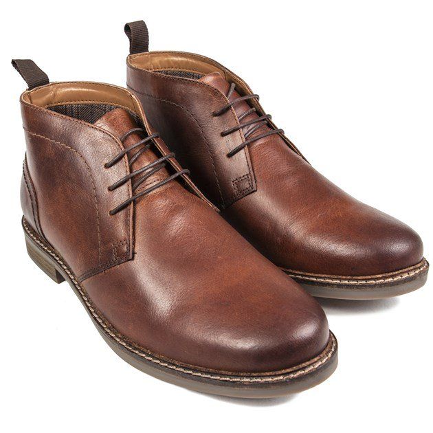 Klassische Leder-Chukka-Boots zum Schnüren