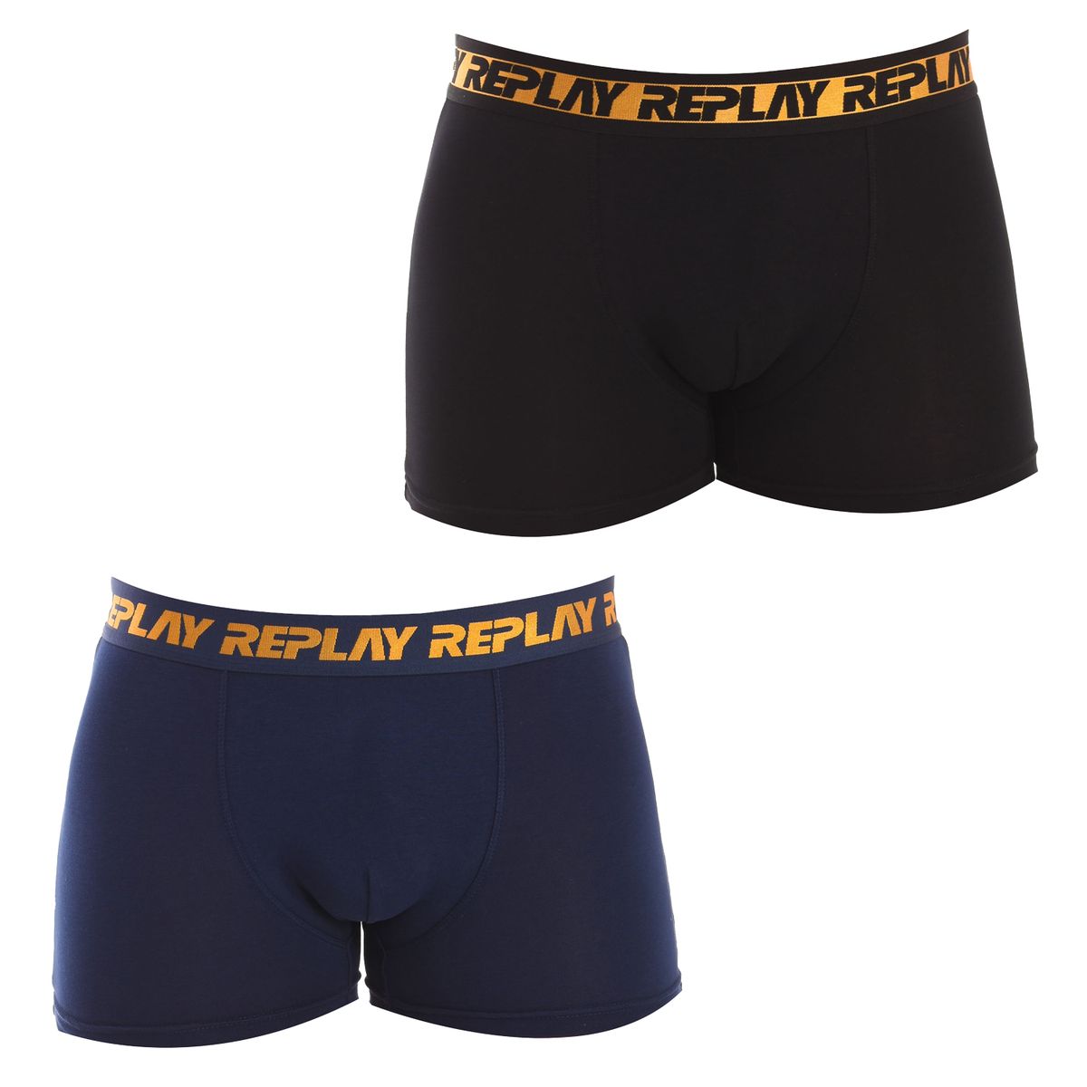 Stretch Baumwoll Boxer Briefs Zweierpack