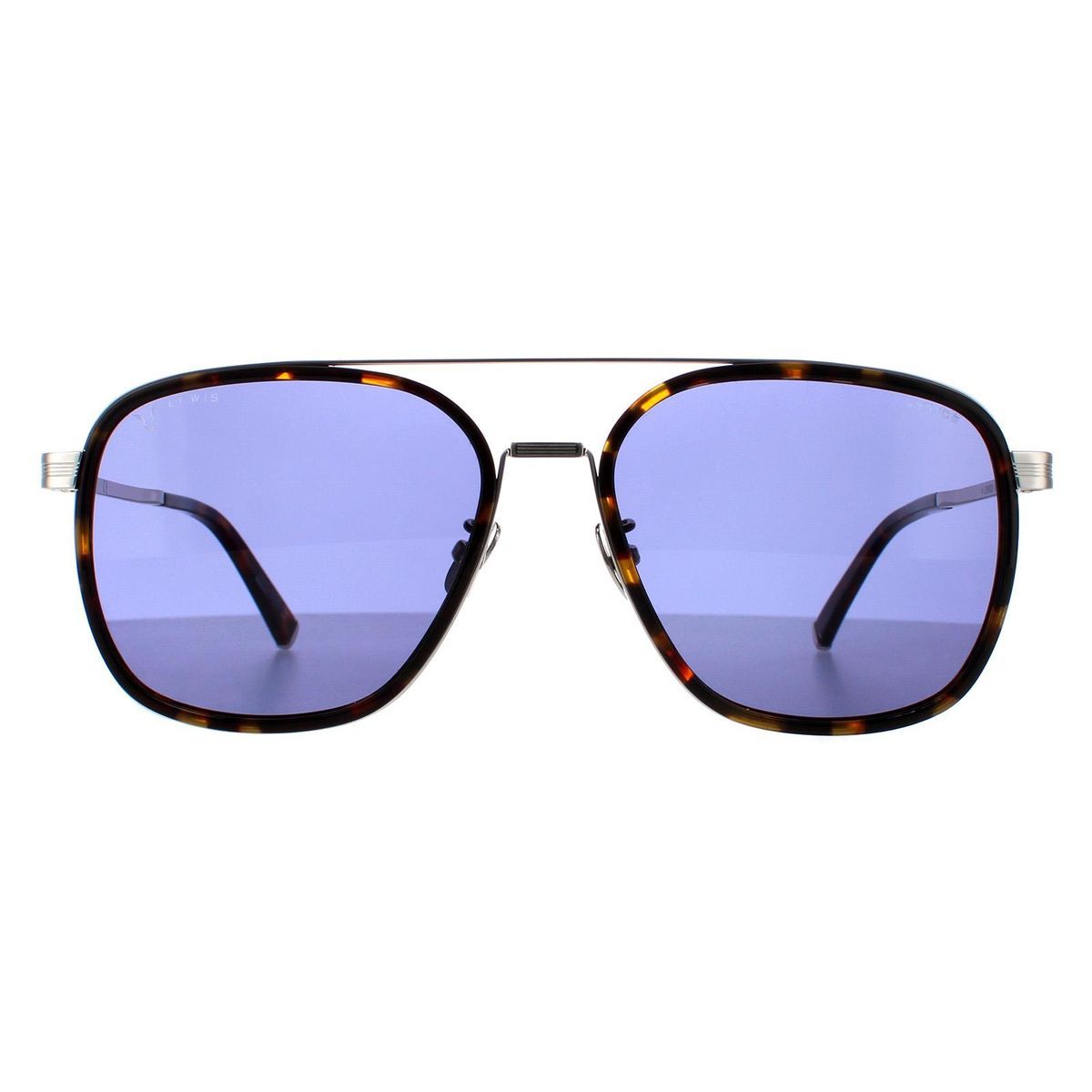 Pilotenbrille Dunkel Havanna Blau