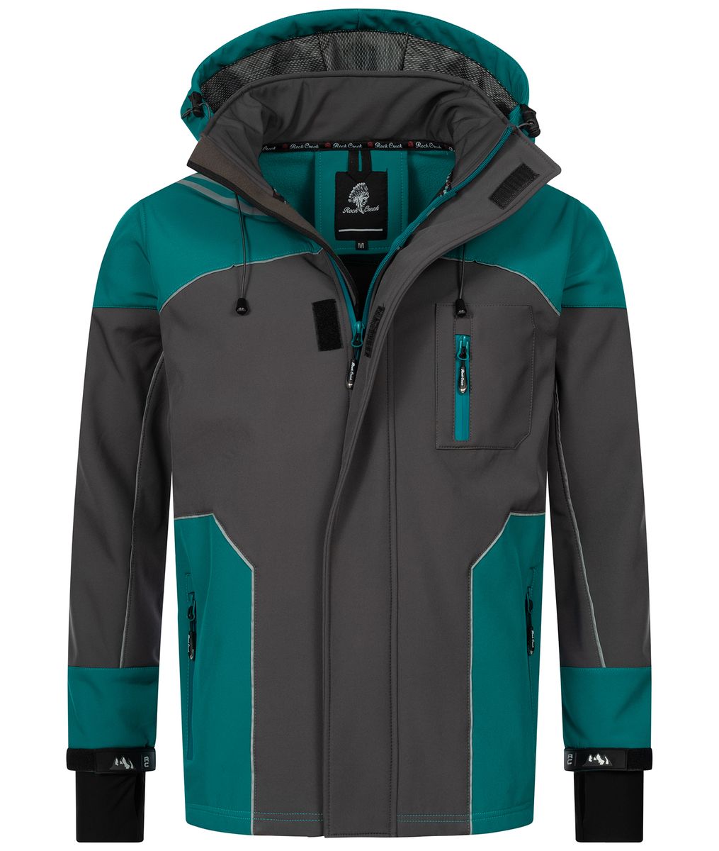 Winddichte Softshell-Outdoorjacke für Herren