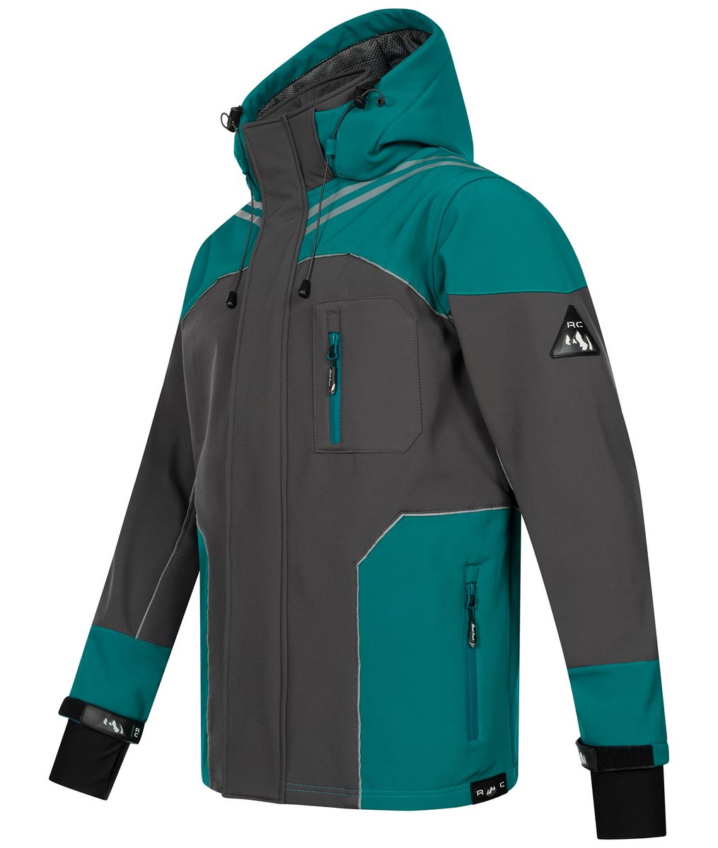 Wetterfeste Performance Softshell mit Kapuze