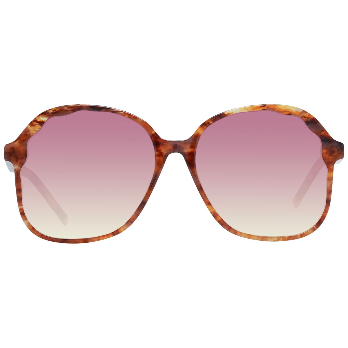 Übergroße Schmetterlings-Sonnenbrille mit Farbverlauf