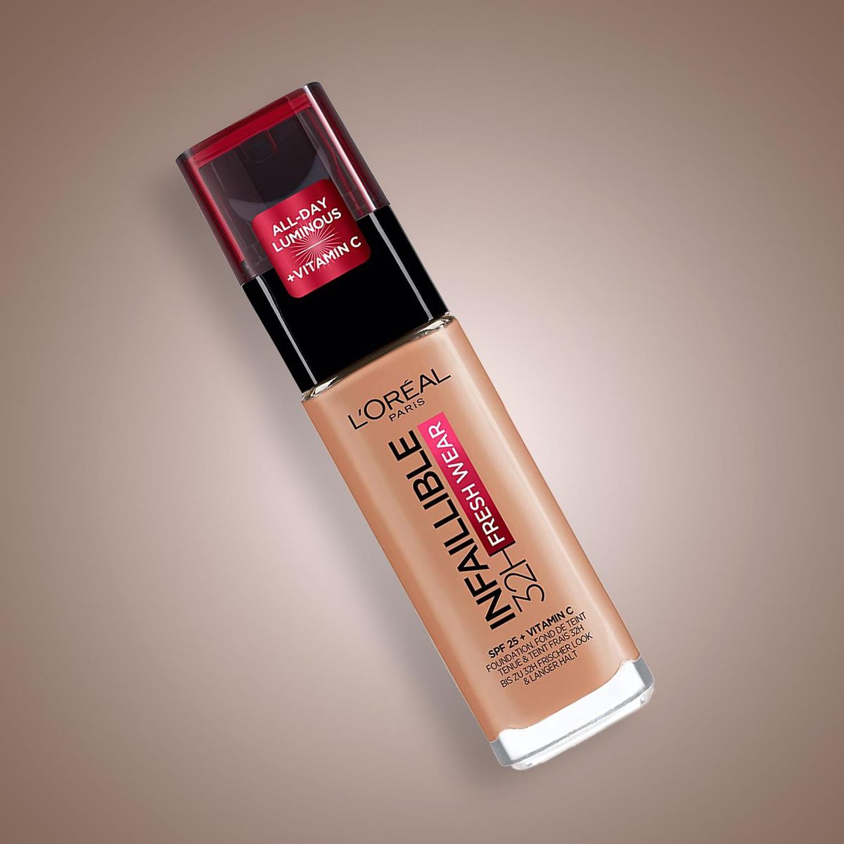 L'Oréal Paris Infallible 24h Freshwear Flüssige Grundierung 300 Amber, SPF 25