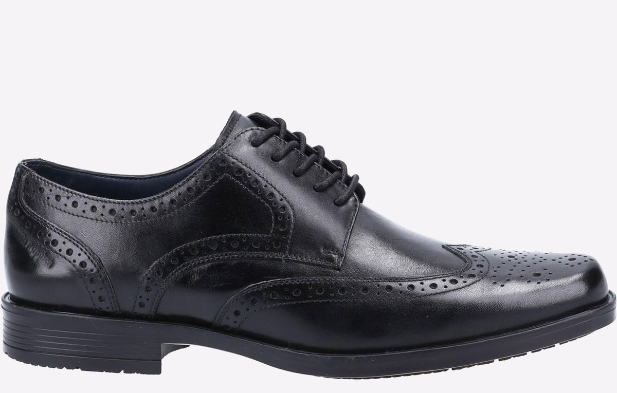 Klassischer Leder Brogue Oxford Herrenschuh