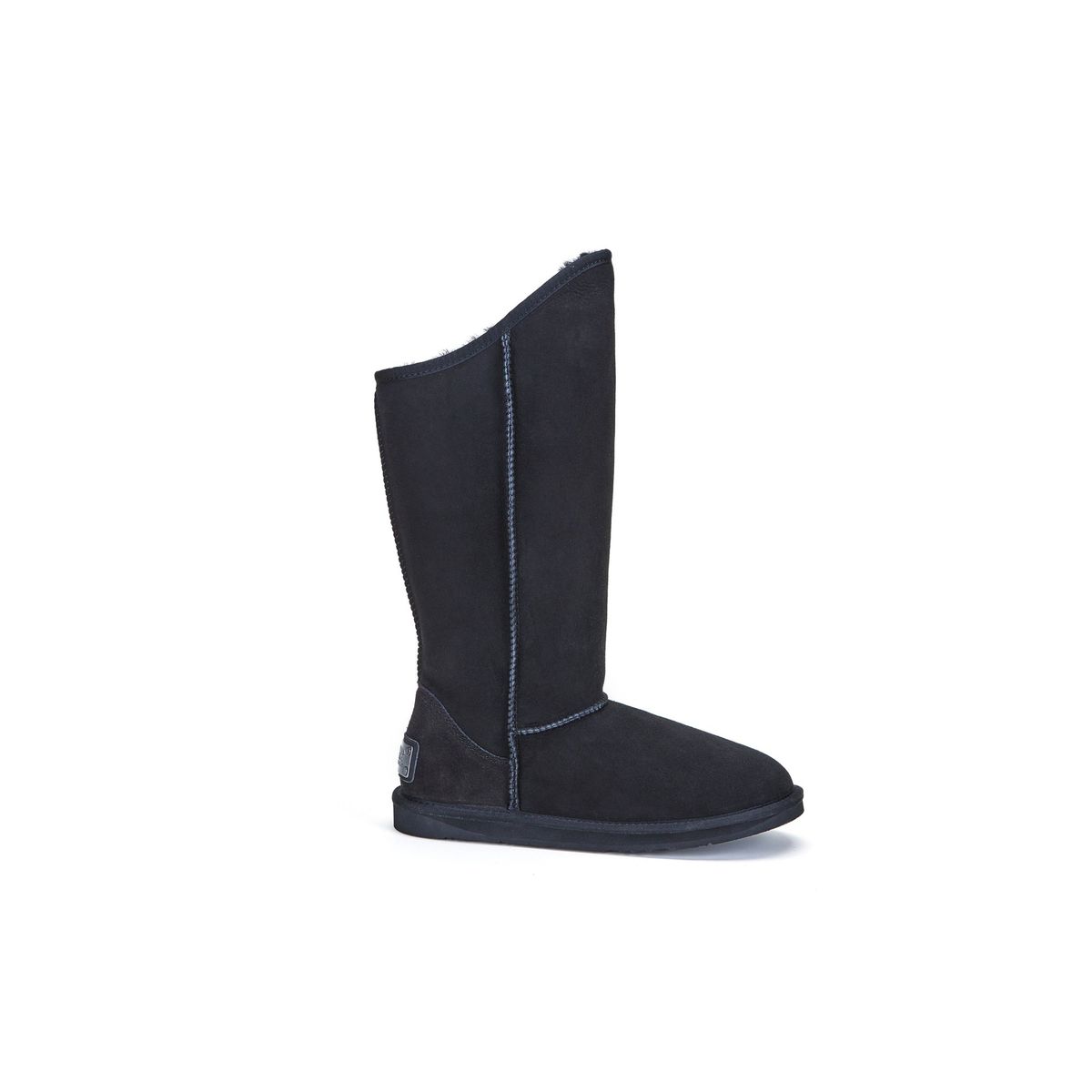 Klassischer kniehoher Wildlederstiefel