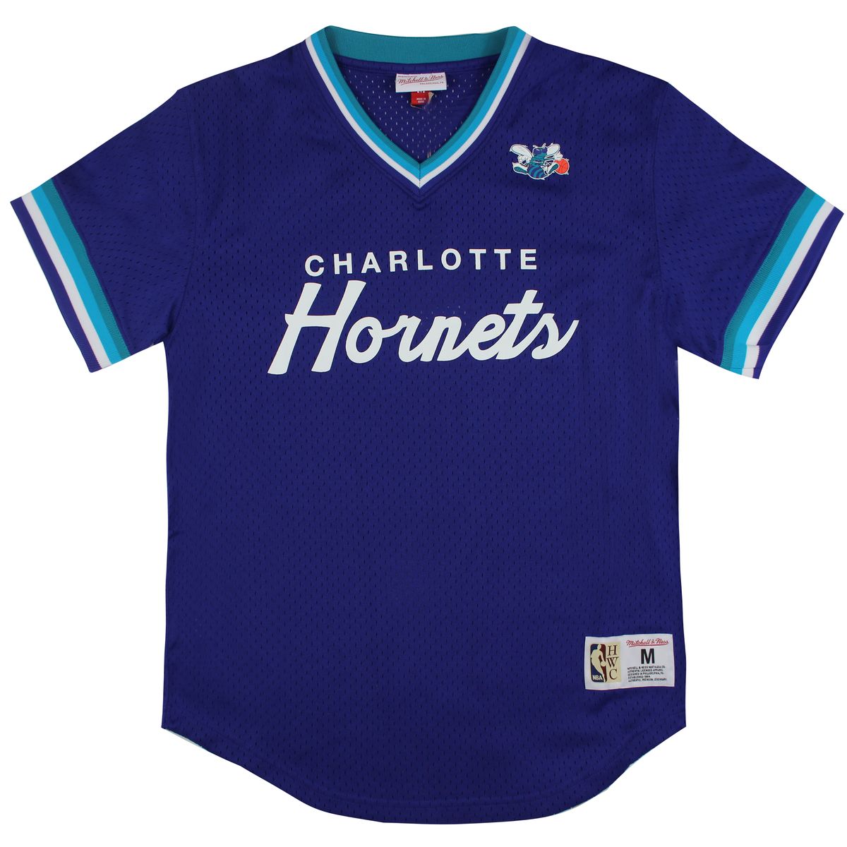 Charlotte Hornets Schrift Mesh T-Shirt