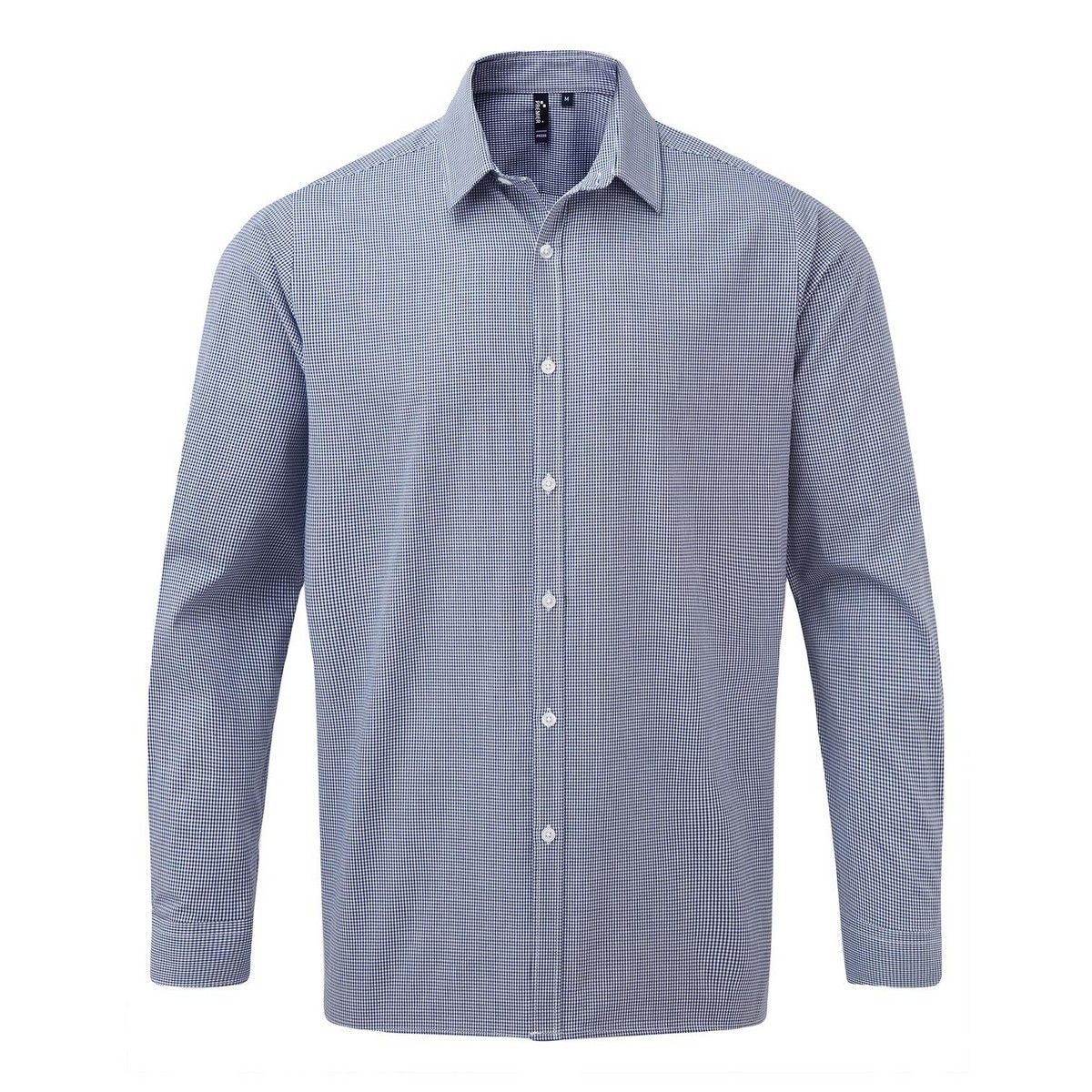 Herren Langarm Gingham Hemd