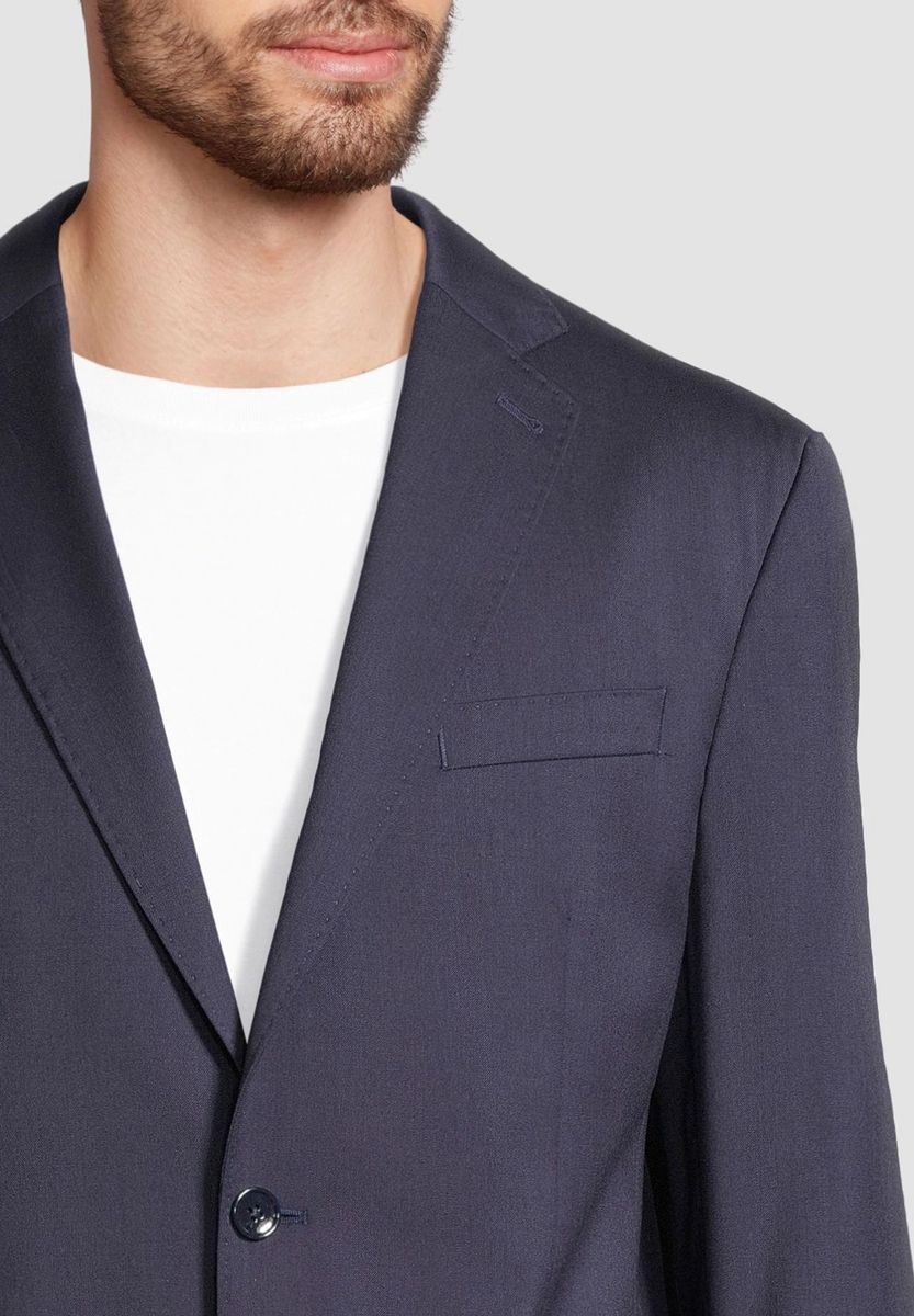 Klassischer einreihiger Wollblazer