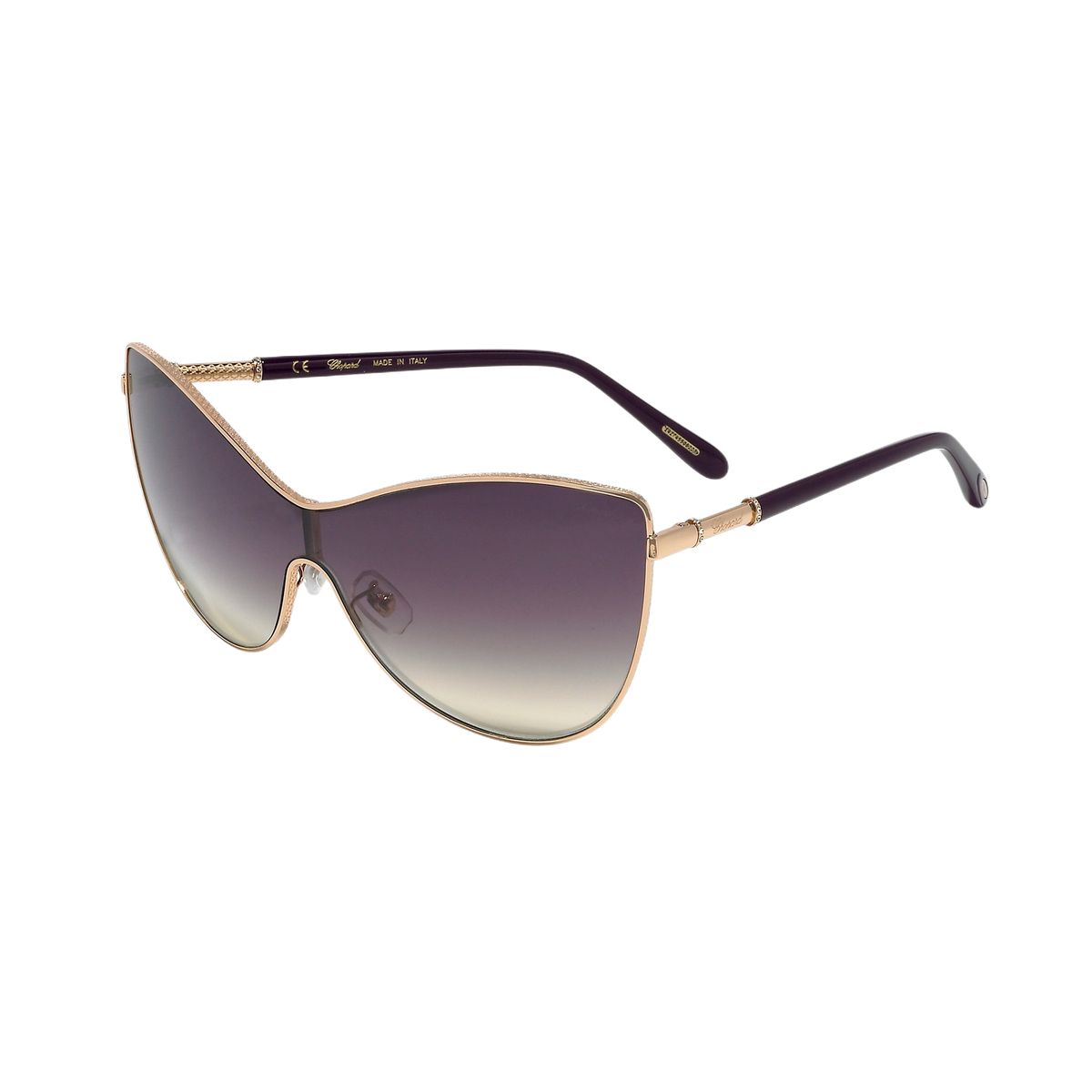 Goldene Acetat-Schild Sonnenbrille