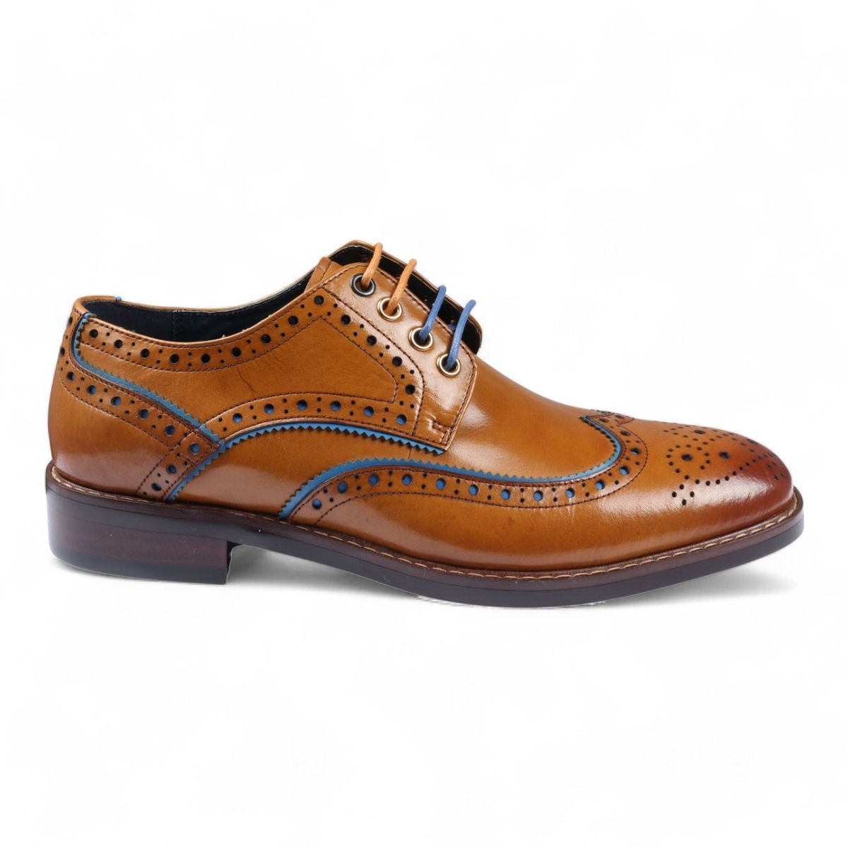 Klassischer Herren Brogue Lederschuh