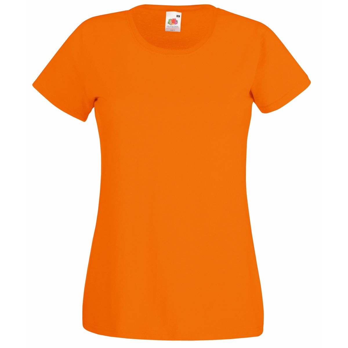 Figurbetontes Kurzarm-T-Shirt mit Rundhalsausschnitt