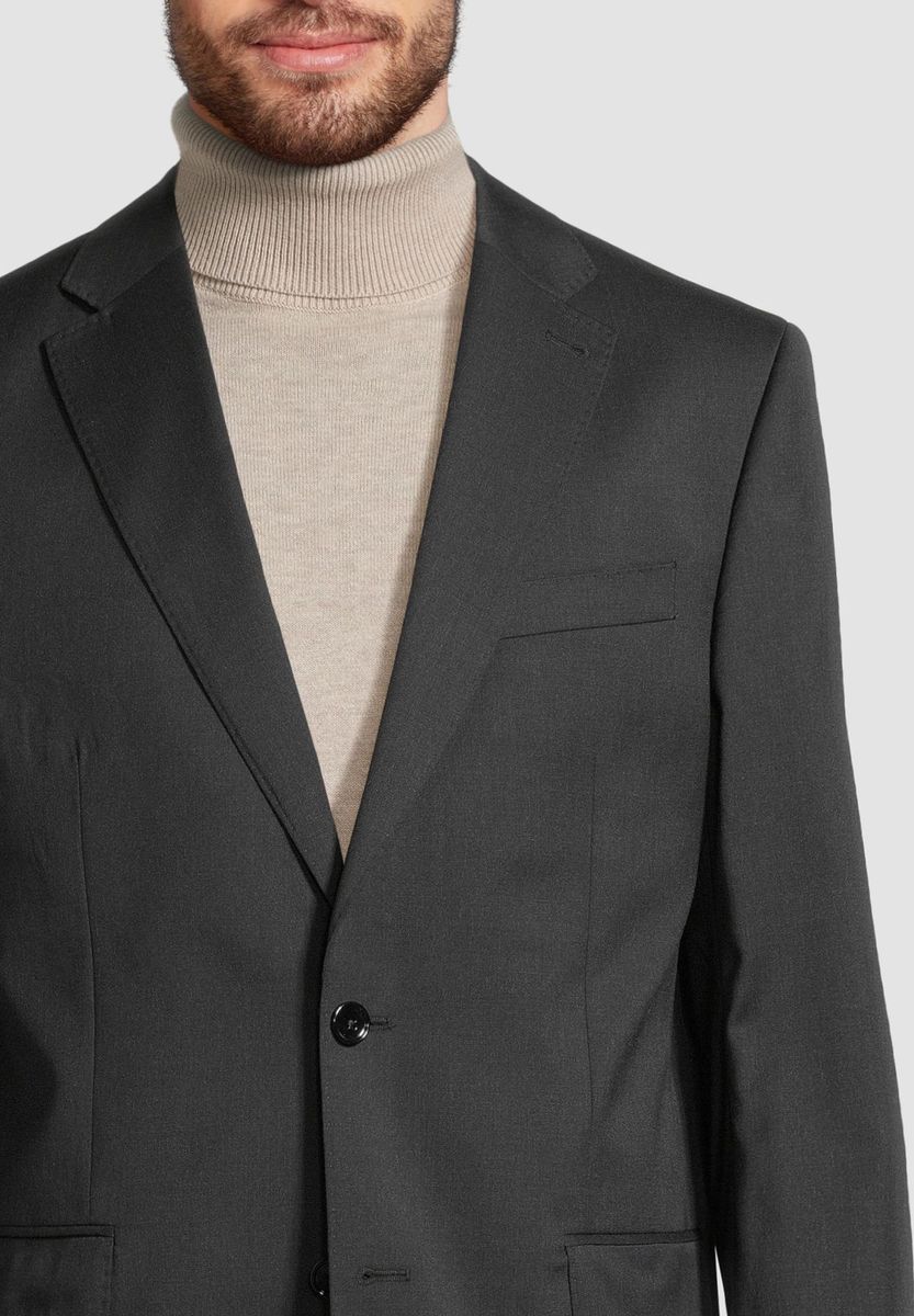 Klassischer einreihiger Wollblazer