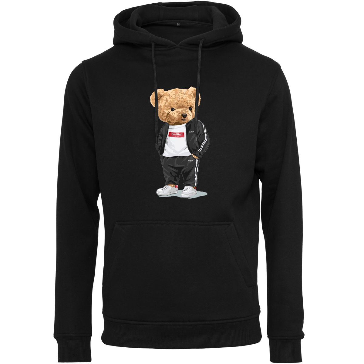 Bär Grafik Pullover-Hoodie