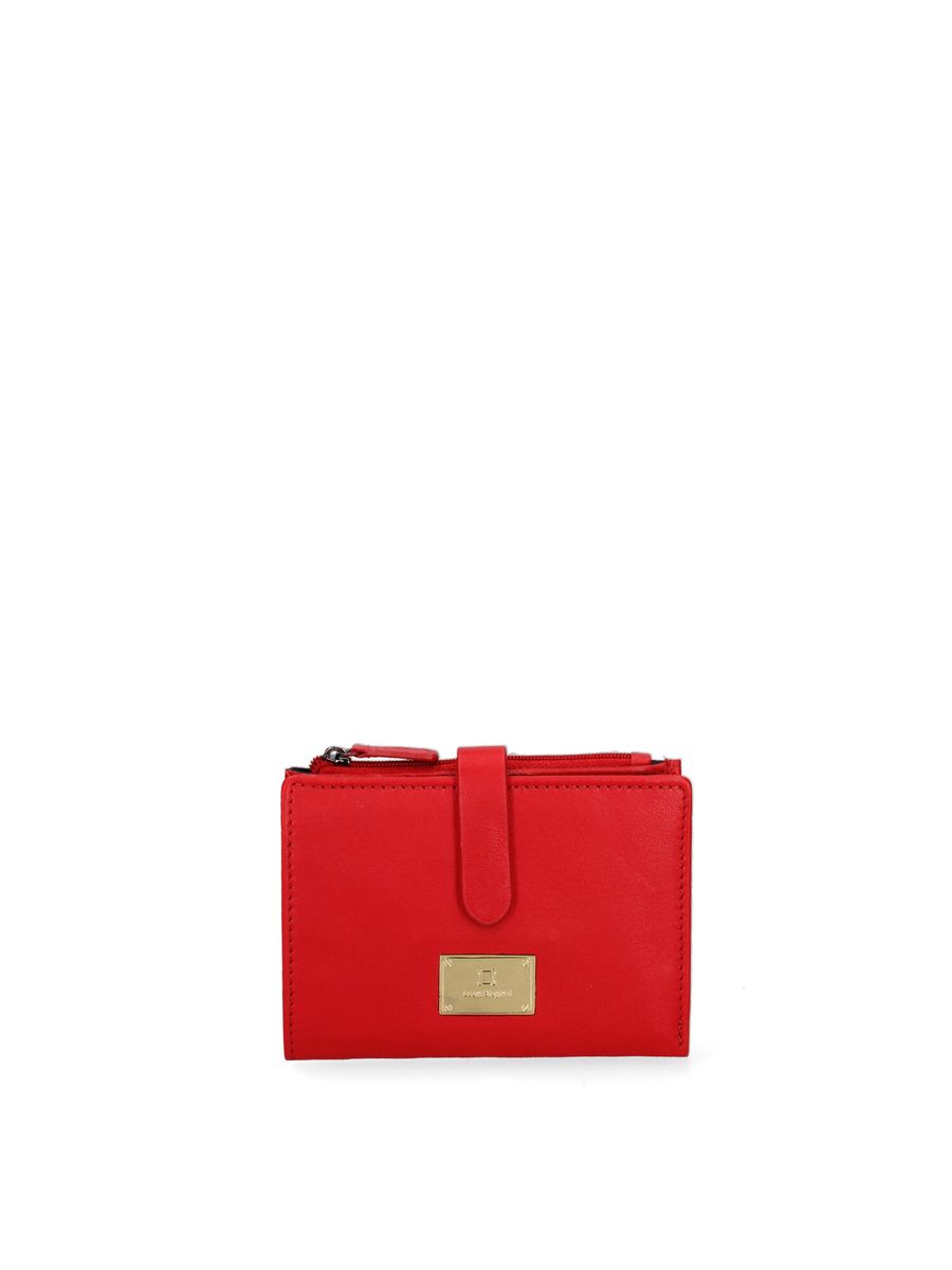 Minimalistische Kartenhalter-Geldbörse aus Leder
