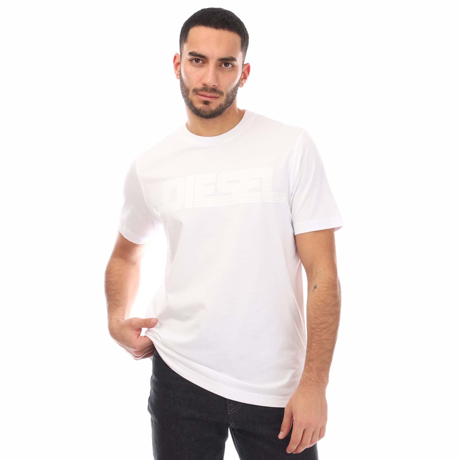Monotones T-Shirt mit Logo-Grafik