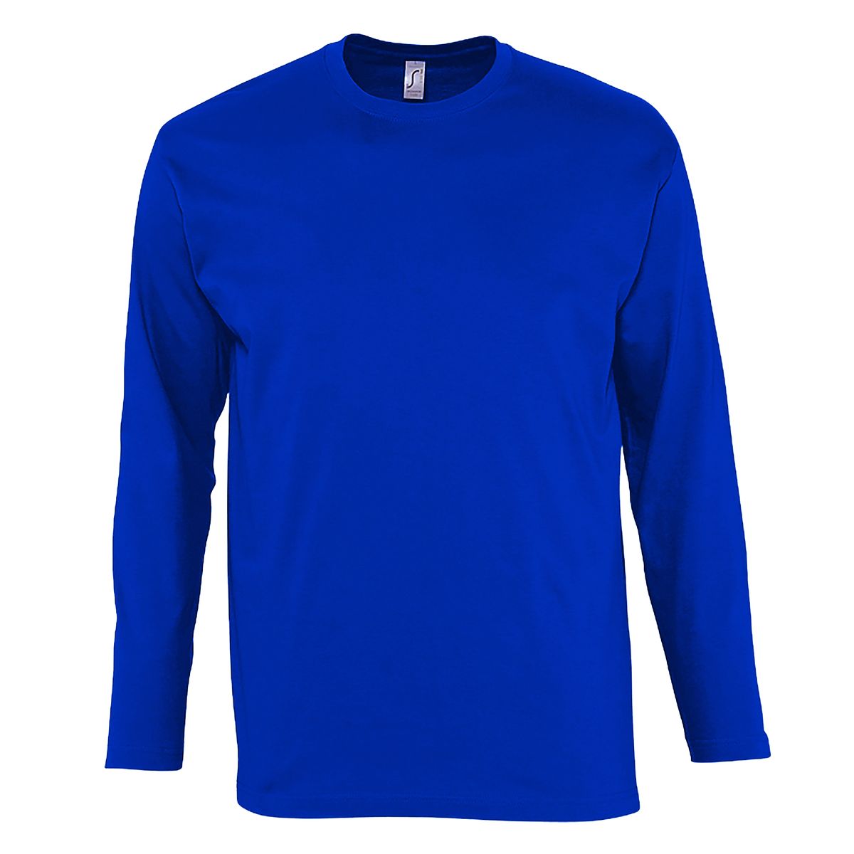 Herren Langarmshirt Königsblau
