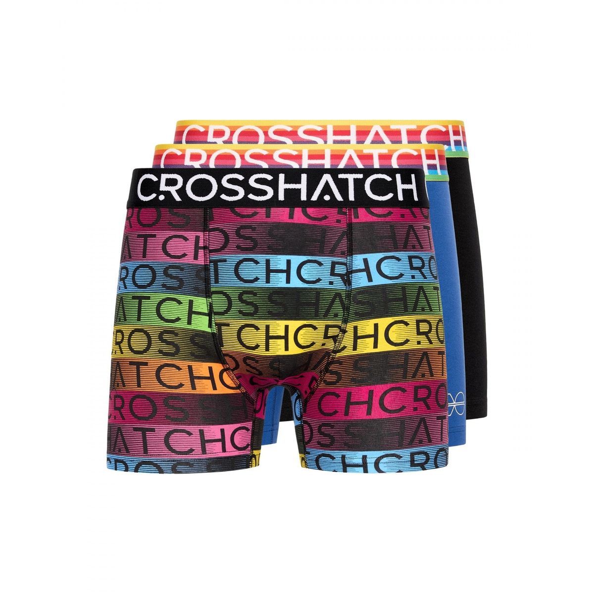 Herren Boxer Briefs mit Regenbogenstreifen 3er-Pack