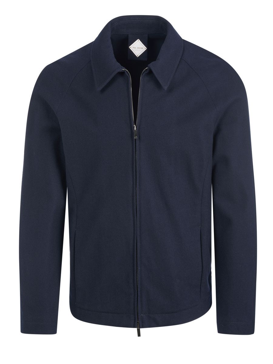 Jacke mit Reißverschluss aus Woll-Kaschmir-Mischung