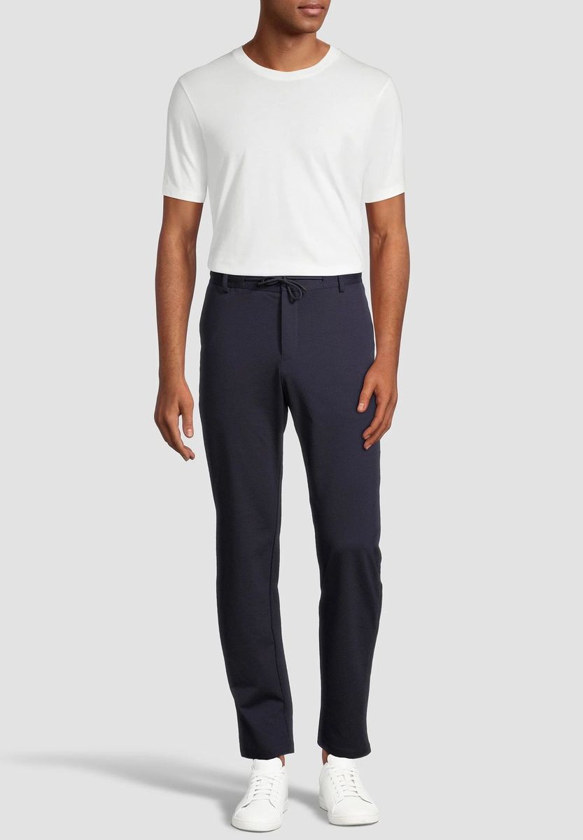 Herren Stoffhose mit Kordelzug, Knöchellang