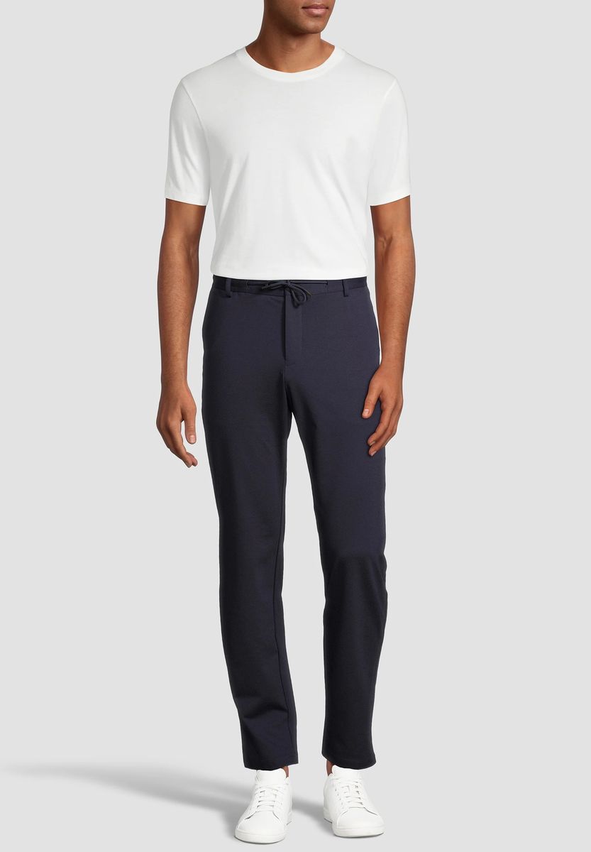 MANGUUN Stoffhose, knöchellang, für Herren, blau, 44
