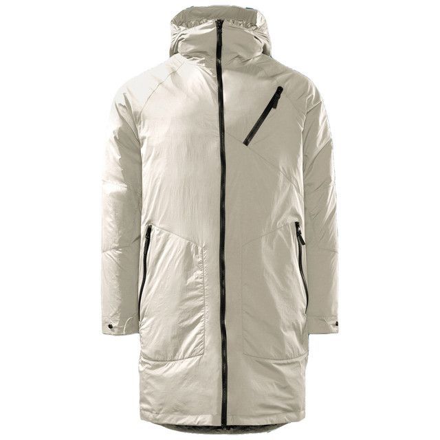 Moderner minimalistischer Longline Parka Jacke