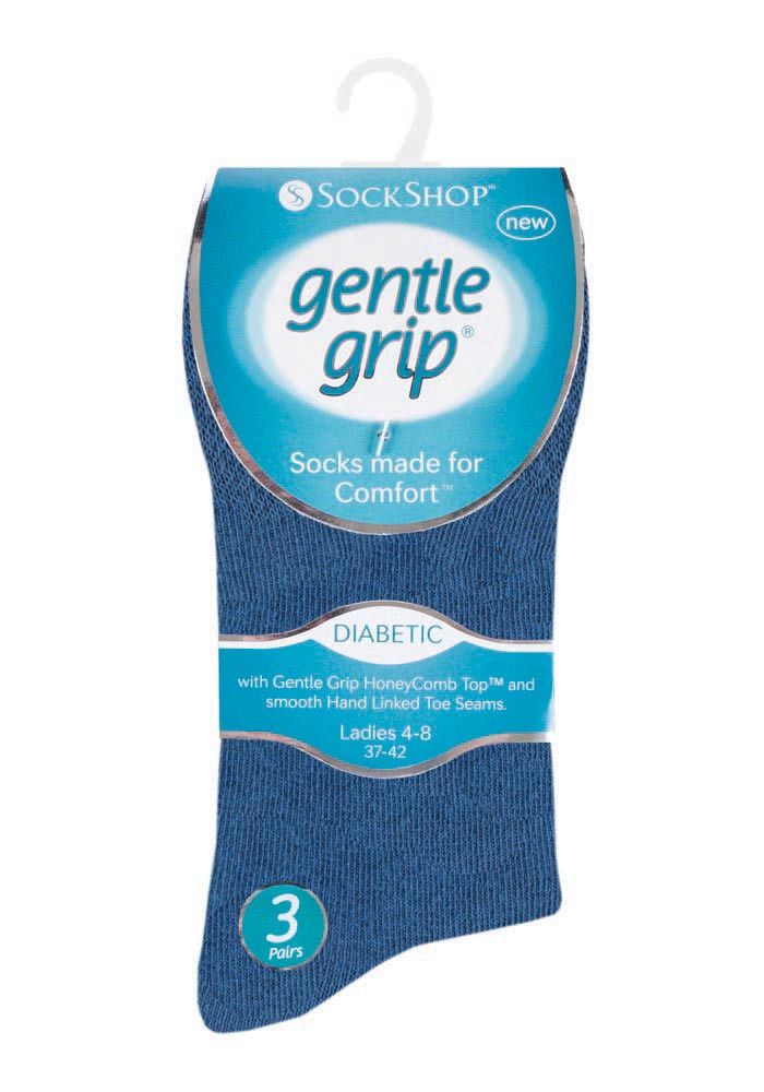 Gentle Grip Diabetiker-Komfortsocken