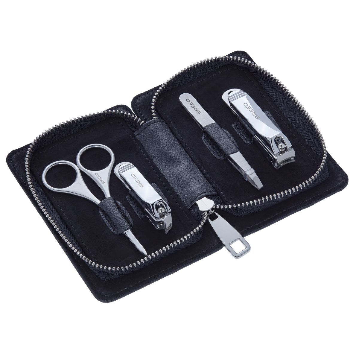 Edelstahl Maniküre Set mit Etui