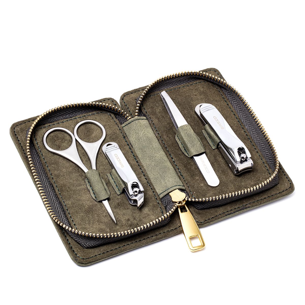 Edelstahl Maniküre Set mit Etui