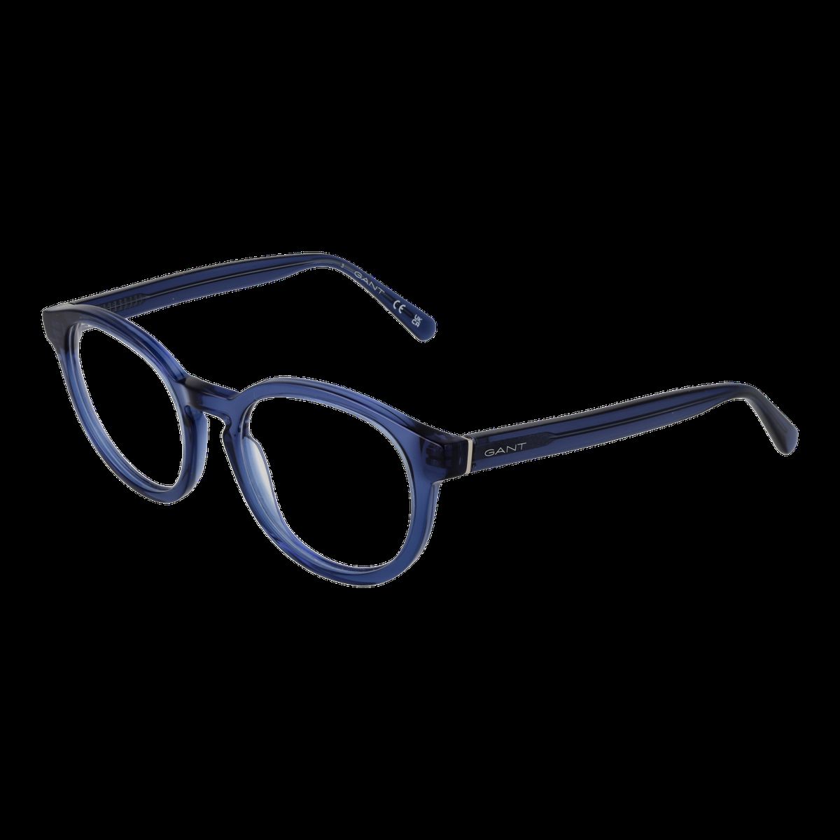 Blaue Acetat-Vollrandbrille