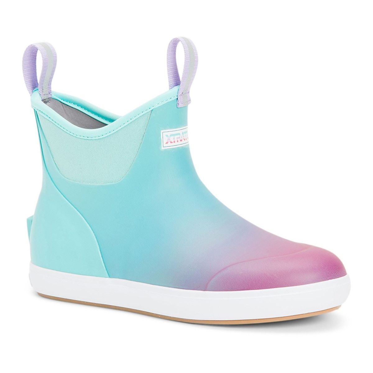 Xtratuf Ankle Deck Rubber Blau Aurora Wellington Stiefel