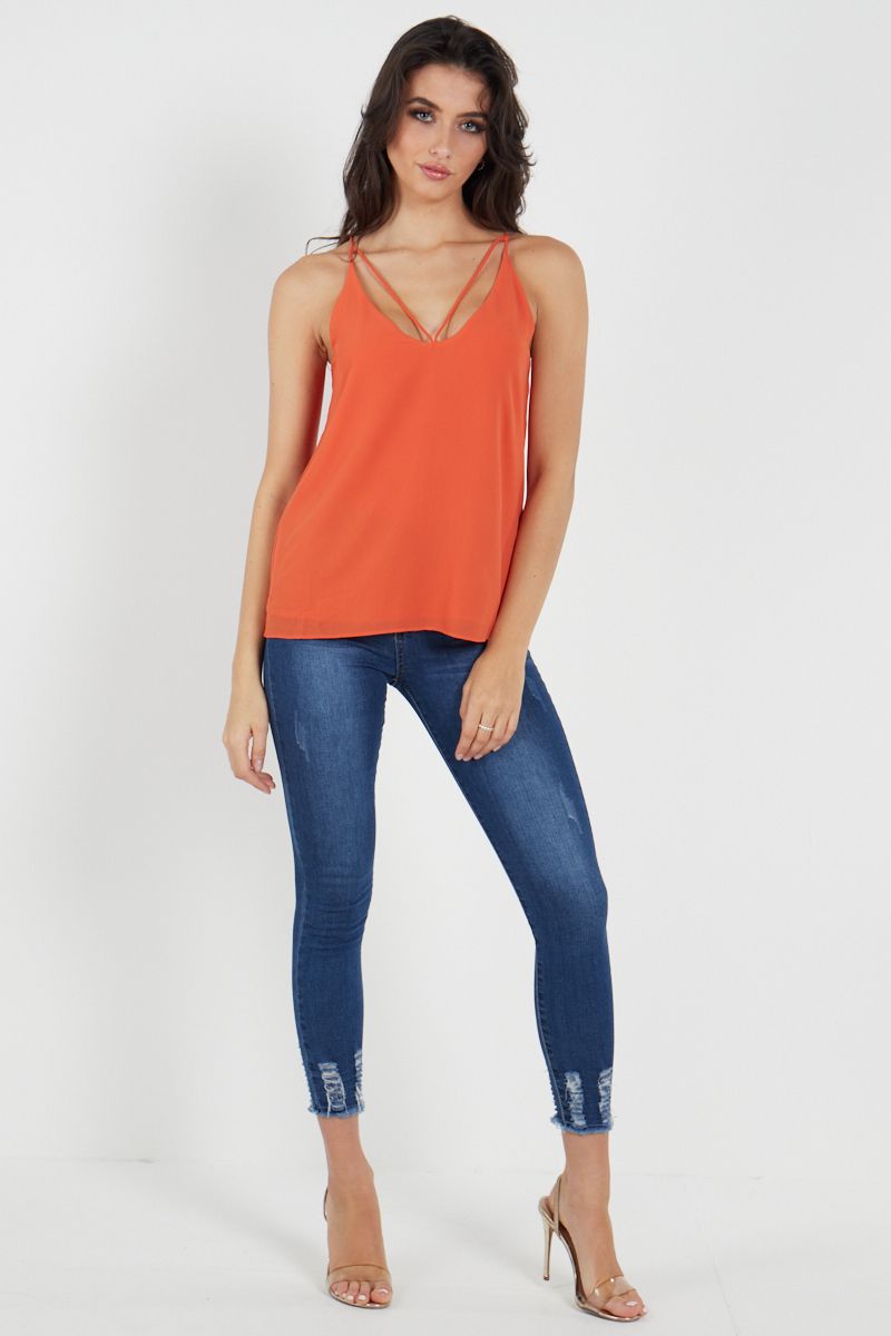 Elegantes Träger-Cami-Top