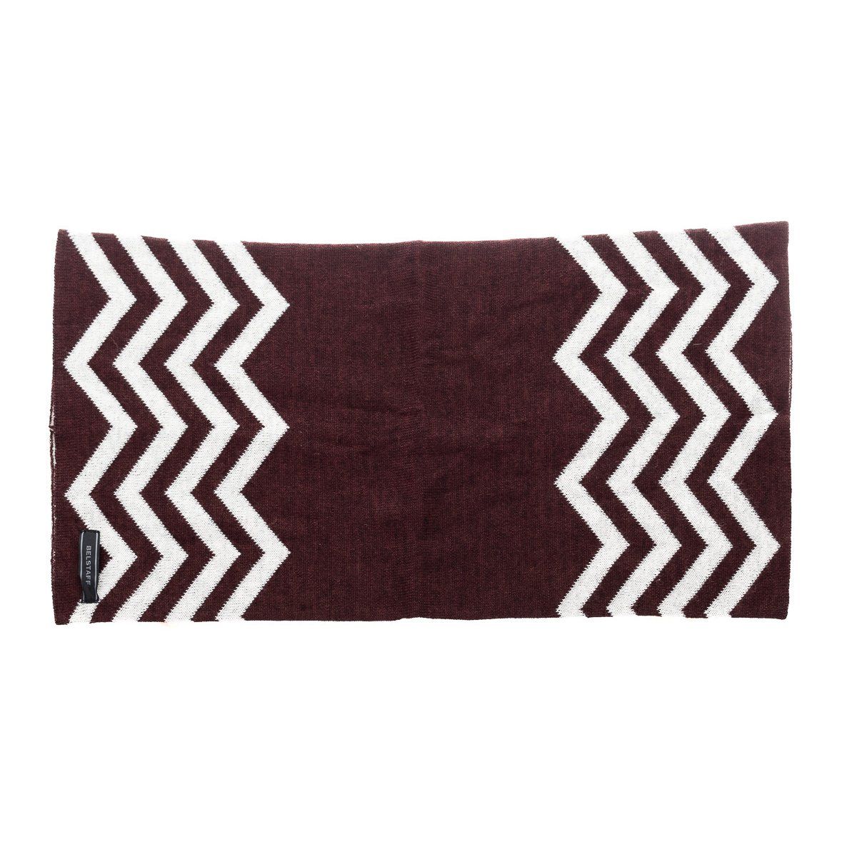 Braun & weißer Chevron-Nackenwärmer