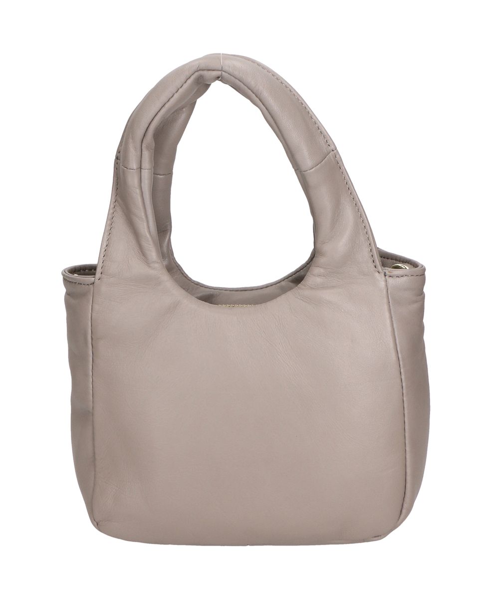Lederhandtasche mit Henkel