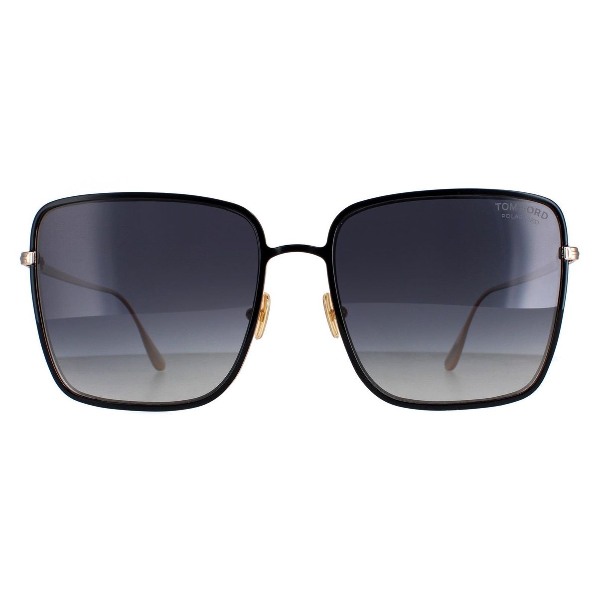 Quadratische Sonnenbrille mit polarisierten Gläsern