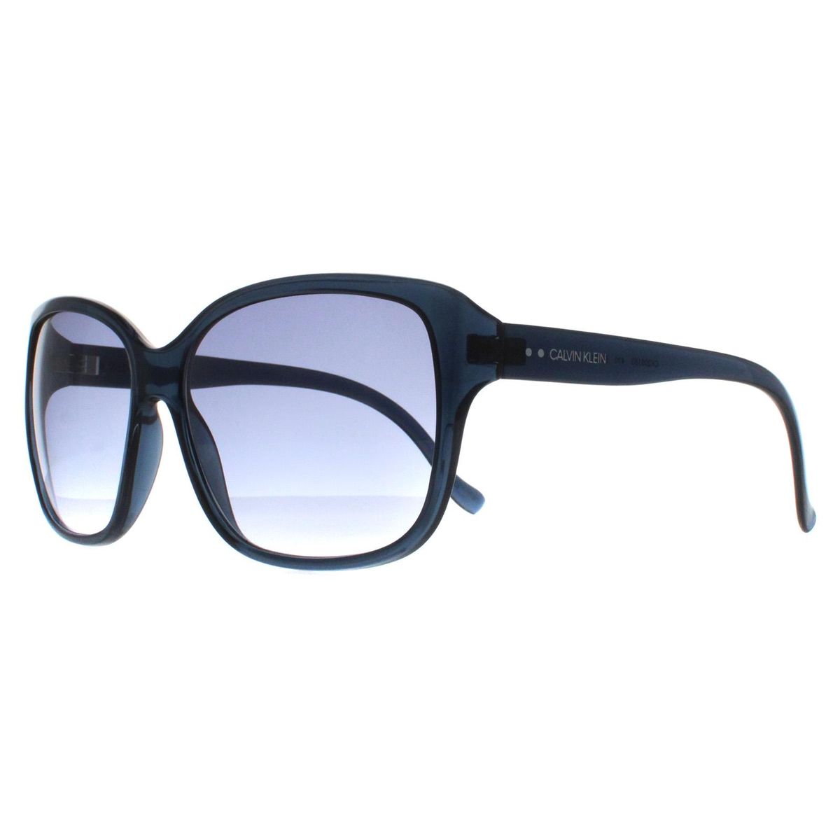 Marineblaue Butterfly-Sonnenbrille mit Farbverlauf