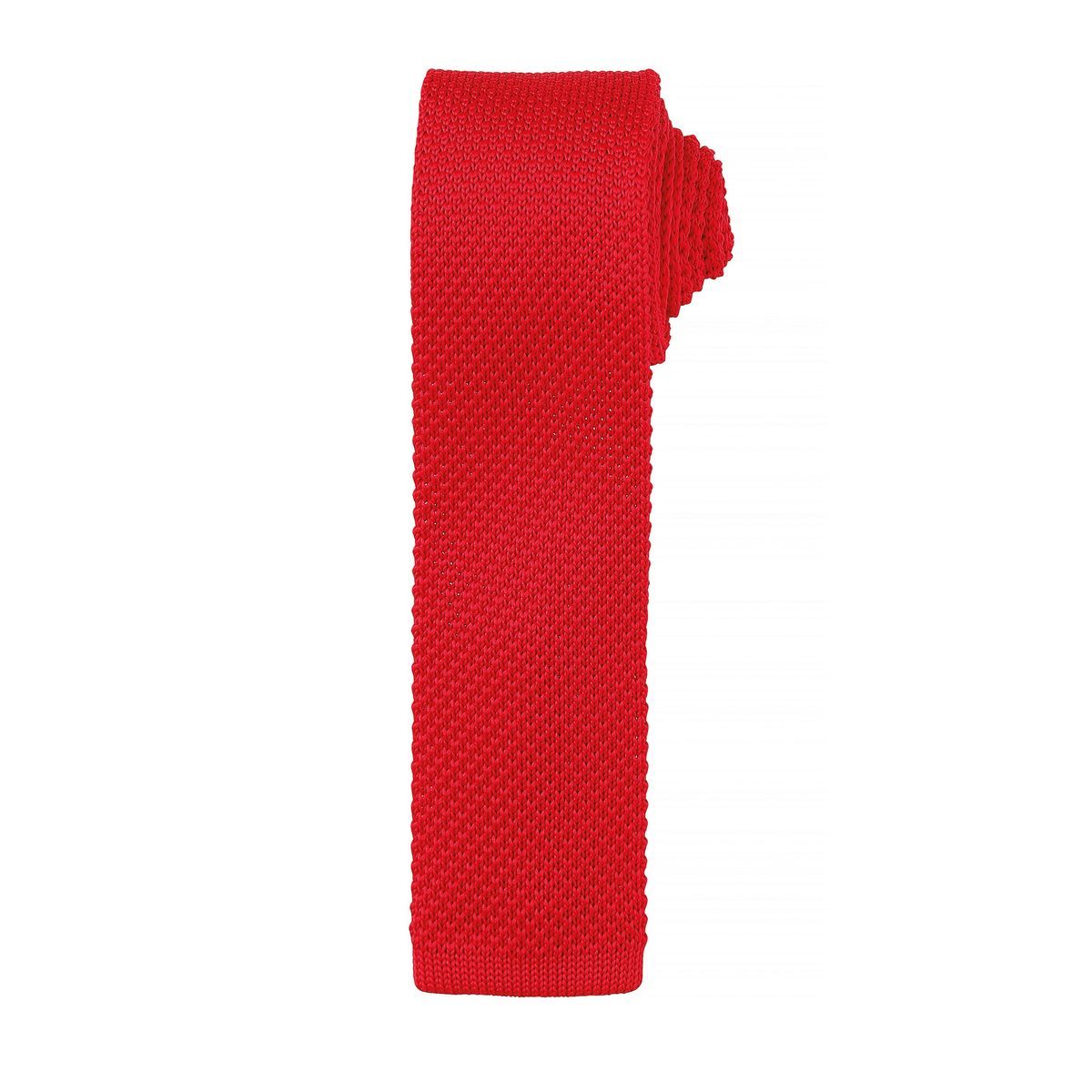 Herren Strick Krawatte in Rot
