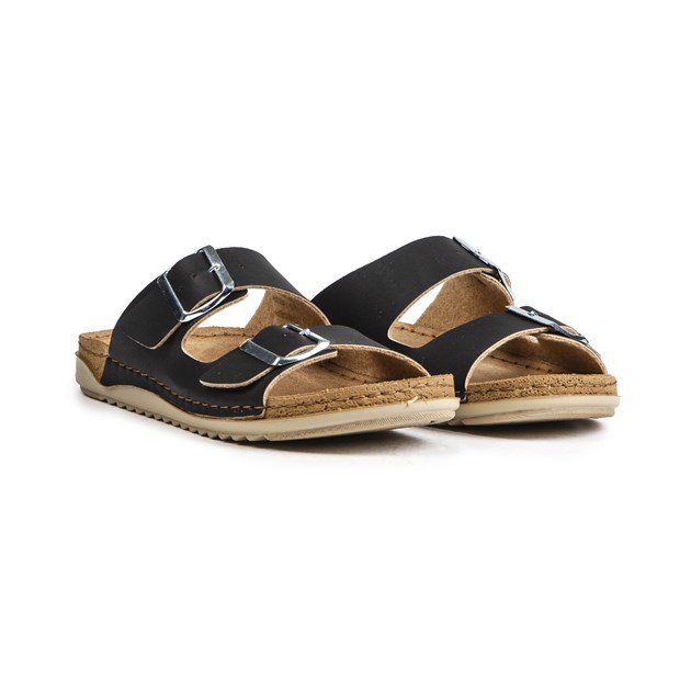 Komfortsandalen mit zwei Schnallenriemen