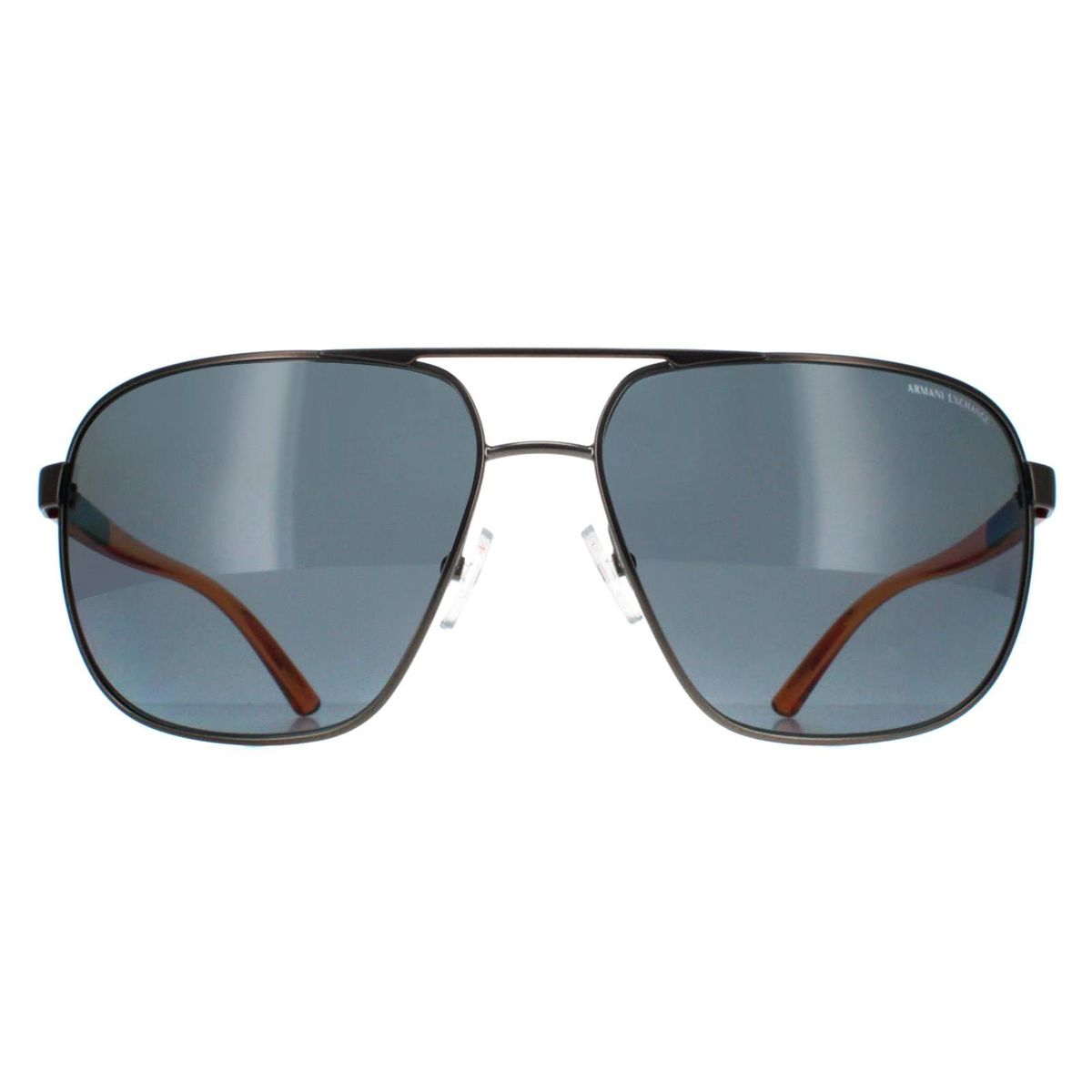 Graue Aviator-Sonnenbrille