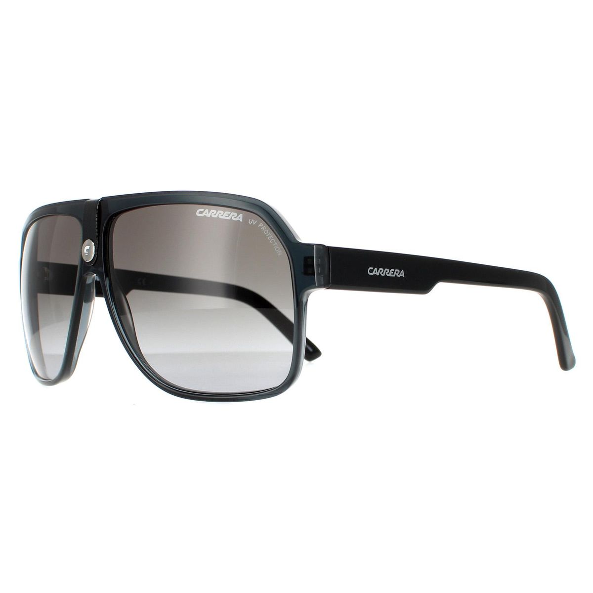 Pilotenbrille mit eckigem Rahmen