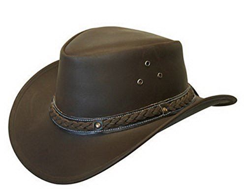 Echter Leder Outback Cowboy Hut