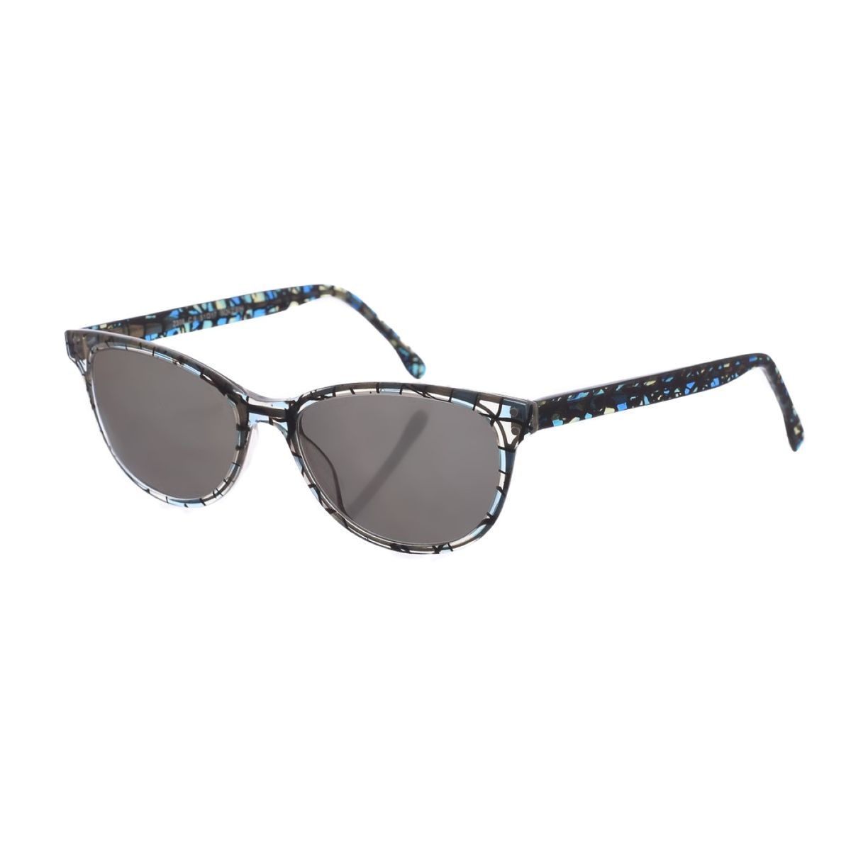 Ovale Acetat Damen-Sonnenbrille