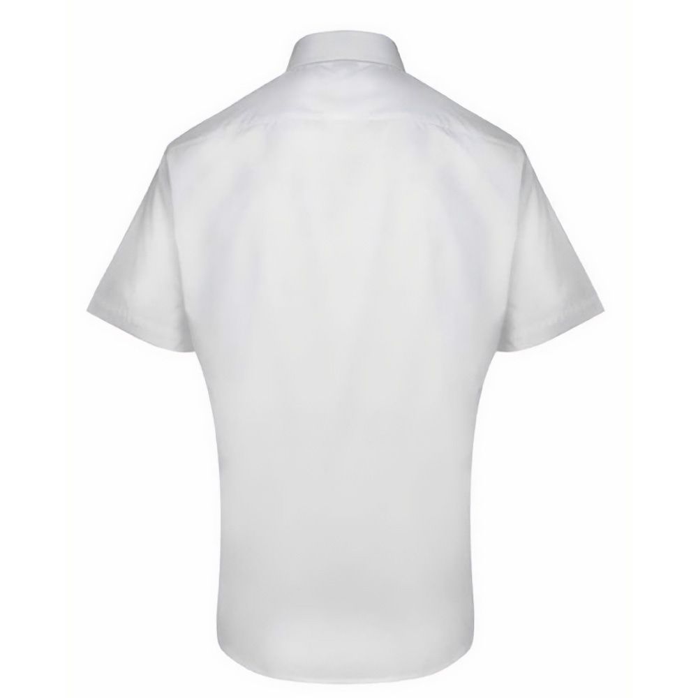 Kurzärmeliges Slim-Fit Popeline Hemd