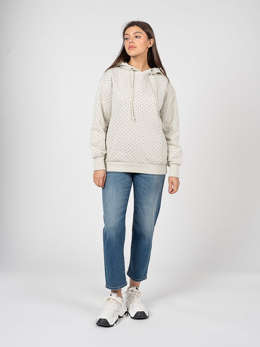 Relaxter Polka Dot Kapuzenpullover